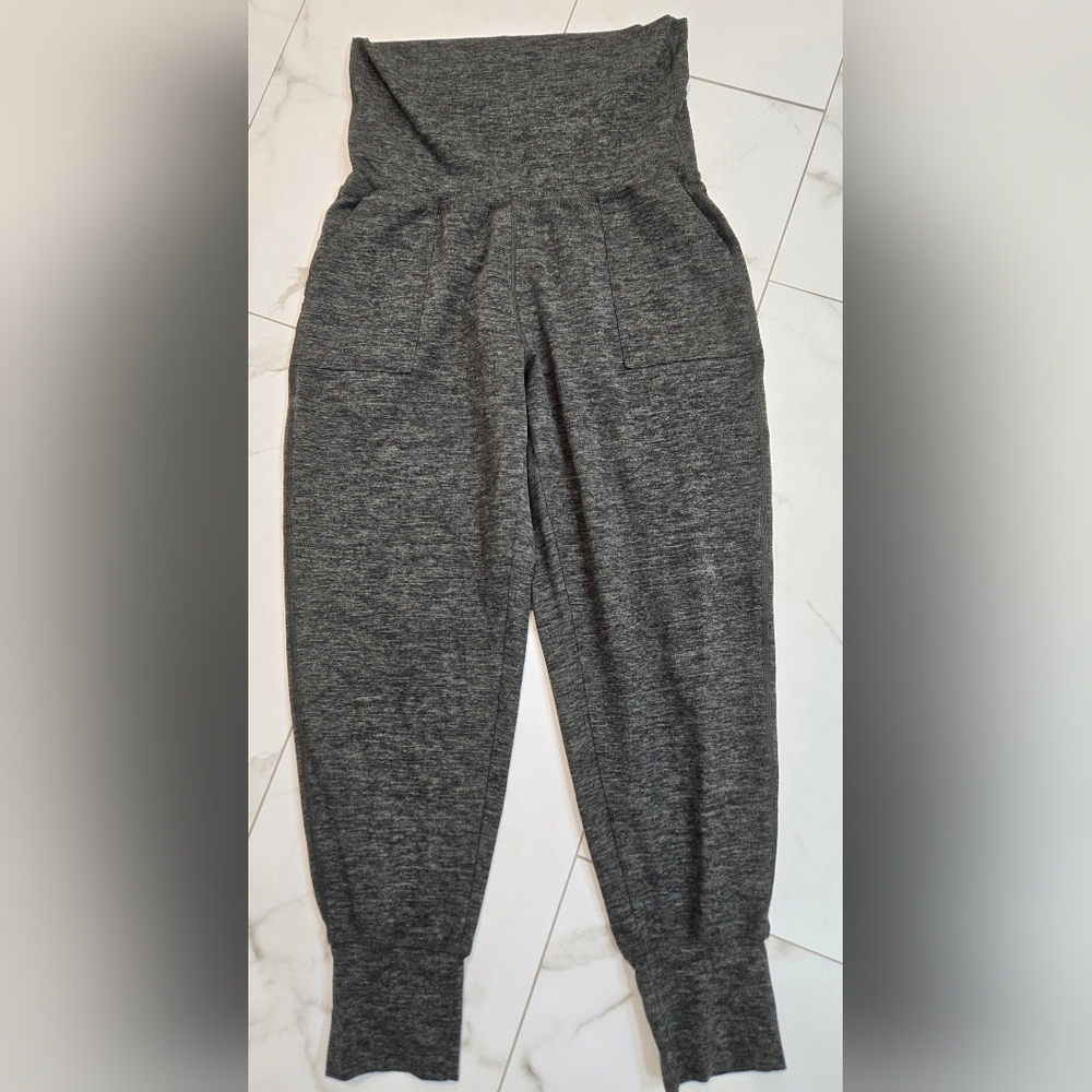 Offline By Aerie Women's Olive Heathered High Waist Joggers Soft Lounge Size M
